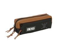ONE PIECE - Triple Small Pencil Case, Children's Pencil Case, Ideal for School Age Children, Comfortable and Versatile, Quality and Resistance, 22 x 6 x 8.5 cm
