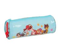 Safta - Paw Patrol Dino Rescue Round School Pencil Case, Children's School Pencil Case with Zip and Easy Opening Pull, Measures 20 x 7 x 7 cm, School Pencil Case