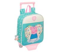 Safta Peppa Pig Pretty Flowers Wheeled Backpack