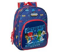 safta PJMASKS READY School Backpack for School Age Kids, Comfortable and Versatile, 26 x 11 x 34 cm, Navy Blue, Estándar, Casual