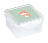 SAFTA PRE-School ZORRITO - Lunch Box, Pencil Case, Food Holder, Quality and Maximum Resistance, Recreo, 13 x 13 x 7.5 cm