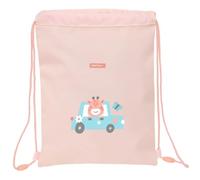 Safta PREESCOLAR JIRAFA - Junior Flat Bag Backpack, Ideal for Children of Different Ages, Comfortable and Versatile, Quality and Resistance, 26 x 34 cm, coral garden, M, Casual