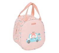 Safta PREESCOLAR JIRAFA - Lunch Bag, Pencil Case, Quality and Maximum Resistance, Food Holder, Recreation, 19 x 14 x 22 cm, coral garden, M, Casual
