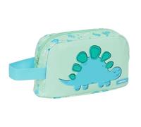 Safta Preschool DINO - Thermal Breakfast Holder, Thermo, Pencil Case, Quality and Maximum Resistance, Food Holder, Recreation, 21.5 x 6.5 x 12 cm, green, M, Casual