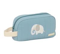 SAFTA Preschool Elephant - Thermal Breakfast Holder, Thermo, Pencil Case, Quality and Maximum Resistance, Food Holder, Recreo, 21.5 x 6.5 x 12 cm
