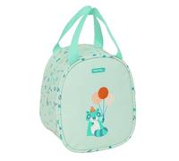 Safta Preschool Party - Lunch Bag, Pencil Case, Quality and Maximum Resistance, Food Holder, Recreation, 19 x 14 x 22 cm, green, M, Casual