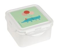 Safta Preschool Party - Lunch Box, Pencil Case, Food Holder, Quality and Maximum Resistance, Recreation, 13 x 13 x 7.5 cm, green, M, Casual
