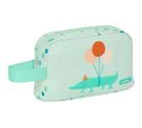 Safta Preschool Party - Thermal Breakfast Holder, Thermo, Pencil Case, Quality and Maximum Resistance, Food Holder, Recreation, 21.5 x 6.5 x 12 cm, green, M, Casual