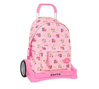 Safta Princesas Disney 17.35l 31x43x13 Cm Wheeled Backpack