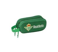 Safta Real Betis Balompié 3D - School Material, Ideal for Children of Different Ages, Comfortable and Versatile, Quality and Resistance, Green, Estándar, 3D Double Pencil Case