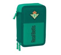 Safta Real Betis Balompié - School Pencil Case with 37 Tools Included, Children's Pencil Case, Child, Ideal for Children from 5 to 14 Years, Comfortable and Versatile, Quality and Resistance, 12.5 x