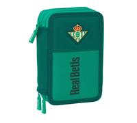 Safta Real Betis Balompie Triple Pencil Case 37 Pieces