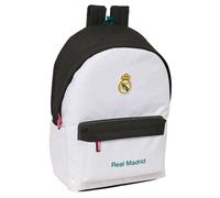REAL MADRID EQUIPACIÓN 26/27 - Laptop Backpack 15.6 Inches and USB, Ideal for Young People of Different Ages, Recycled Fabric, Comfortable and Versatile, Quality and Resistance, 31 x 18 x 44 cm