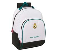 Real Madrid EQUIPACIÓN 26/27 - School Backpack Adaptable to Car, Backpack, Ideal for Children of Different Ages, Comfortable and Versatile, Quality and Resistance, 32 x 15 x 42 cm