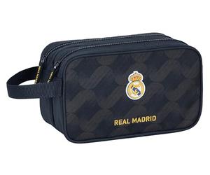 Safta Real Madrid 2nd Team 23/24 - Large Children's School Toiletry Bag, Children's Toiletry Bag, Adaptable to Cart, Ideal for Children from 5 to 14 Years, Comfortable and Versatile, 26 x 12.5 x 15