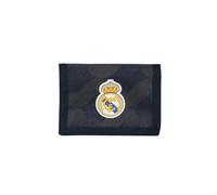 Safta Real Madrid 2nd Team 23/24 - Wallet with Headboard, Wallet Wallet, Purse, Comfortable and Versatile, Quality and Resistance, 12.5 x 9.5 cm, Navy Blue, Navy, Estándar, Casual