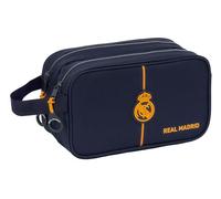 Safta Real Madrid 2nd Team 24/25 - Large Children's School Toiletry Bag, Children's Toiletry Bag, Adaptable to Cart, Ideal for Children from 5 to 14 Years, Comfortable and Versatile, 26 x 12.5 x 15