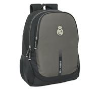 Safta Real Madrid 3rd Team 24/25 - Children's School Backpack, Ideal for Children of Different Ages, Comfortable and Versatile, Quality and Resistance, 32 x 16 x 44 cm, grey, M, Casual
