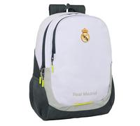 Safta Real Madrid EQUIPACIÓN 25/26 - Children's School Backpack, Ideal for Children of Different Ages, Comfortable and Versatile, Quality and Resistance, 32 x 16 x 44 cm, white, M, Casual