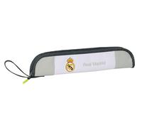 Safta Real Madrid EQUIPACIÓN 25/26 - Flute Holder, Pencil Case, Quality and Maximum Resistance, Flute, Musical Instrument, 37 x 2 x 8 cm, white, M, Casual