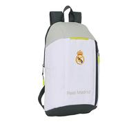 safta Real Madrid EQUIPACIÓN 25/26 Mini Backpack for Everyday Use, Ideal for Children of Different Ages, Comfortable and Versatile, Quality and Strength, 22 x 10 x 39 cm, White, M, white, M, Casual