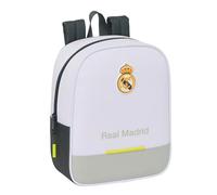 Safta Real Madrid Equipment 25/26 - Children's Backpack, Children's Backpack, School Backpack, Adaptable to Trolley, Ideal for Nursery, Comfortable and Versatile, Quality and Resistance, 22 x 10 x 27