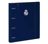 Safta Real Madrid First Kit 24/25 A4 4 Rings With 100 Sheets Carpeblock