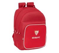 Safta SEVILLA FC - Children's School Backpack, Ideal for Children of Different Ages, Comfortable and Versatile, Quality and Resistance, 32 x 15 x 42 cm, red, M, Casual