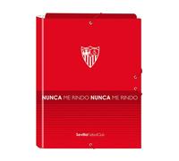 Safta Sevilla Fc Corporative Folio Cardboard Binder With Flaps Folder