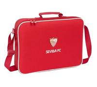 Safta SEVILLA FC - Extra School Wallet, Pencil Case, Shoulder Bag, Comfortable and Versatile, Quality and Resistance, 38 x 6 x 28 cm, red, M, Casual