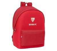 Safta SEVILLA FC - Laptop Backpack 15.6" and USB, Ideal for Young People of Different Ages, Recycled Fabric, Comfortable and Versatile, Quality and Resistance, 31 x 18 x 44 cm, red, M, Casual