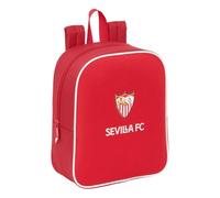 Safta SEVILLA FC - Nursery Backpack, Adaptable to Cart, Easy Cleaning, Ideal for Children of Different Ages, Comfortable and Versatile, Quality and Resistance, 22 x 10 x 27 cm, red, M, Casual