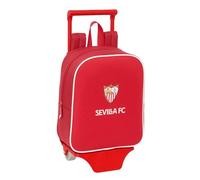 Safta SEVILLA FC - Nursery Backpack with Trolley, Ideal for Children of Different Ages, Comfortable and Versatile, Quality and Resistance, 22 x 10 x 27 cm, red, M, Casual