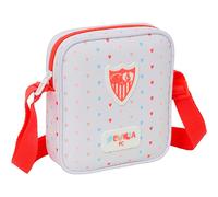 SEVILLA FC PREESCOLAR - Small Messenger Bag, Children's Shoulder Bag, Ideal for Children from 5 to 14 Years, Comfortable and Versatile, Quality and Resistance, 16 x 4 x 18 cm