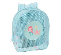 SAFTA SIRENA - Children's Beach Backpack, Anti Sand, with Handles, Easy Cleaning, Ideal for Children of Different Ages, Comfortable and Versatile, 32 x 12 x 38 cm