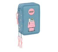 Safta Snoopy 12.5x19.5x5.5 Cm Triple Pencil Case