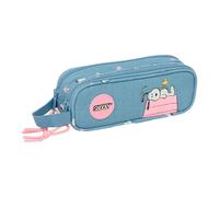 Safta Snoopy 21x8x6 Cm Double Pencil Case