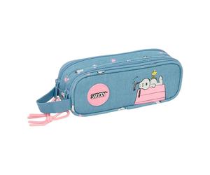 Safta Snoopy 21x8x6 Cm Double Pencil Case