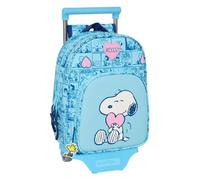 Safta Snoopy Love Wheeled Backpack