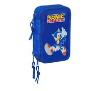 Safta Sonic 12.5x19.5x5.5 Cm Triple Pencil Case