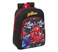 SPIDER-MAN - Animated Children's School Backpack, Children's Backpack, Adaptable to Trolley, Ideal for School Children, Comfortable and Versatile, Quality and Resistance, 26 x 11 x 34 cm