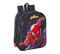 Safta SPIDERMAN ATTACK - Children's Backpack, Children's Backpack, School Backpack, Adaptable to Trolley, Ideal for Nursery, Comfortable and Versatile, Quality and Resistance, 22 x 10 x 27 cm,