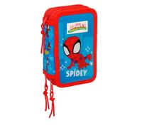 Safta Spidey 12.5x19.5x5.5 Cm Triple Pencil Case