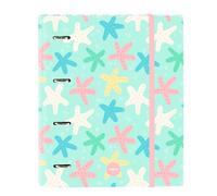 SAFTA Stars - Folder 4 Rings of 35 cm with 100 A4 Sheets, Ideal for Children of Different Ages, Comfortable and Versatile, Quality and Resistance, 27 x 3.5 x 32 cm