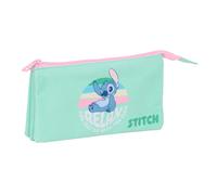 Safta Stitch 22x12x3 Cm Triple Pencil Case