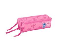 Safta Stitch Chill Triple With 20 Cm Elastic Band Pencil Case