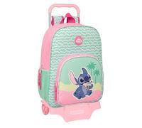 Safta STITCH ICE CREAM - School Backpack with Trolley 905, Ideal for Children of Different Ages, Comfortable and Versatile, Quality and Resistance, 33 x 14 x 42 cm, pink, M, Casual
