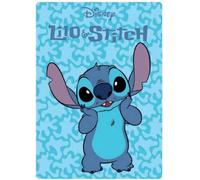 Children's fleece blanket Disney Stitch Bleu 100x140 cm