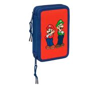 Safta Super Mario 12.5x19.5x4 Cm Double Pencil Case