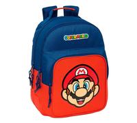 Safta Super Mario 20l 32x42x15 Cm Backpack Red,Blue Kids